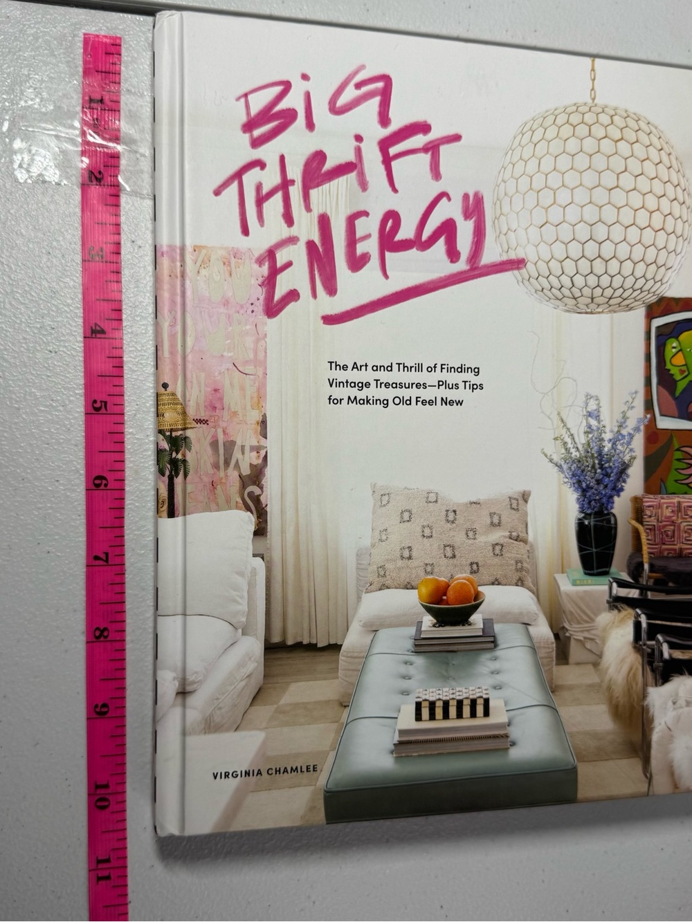Big Thrift Energy Hardcover Book - Pink & White Cover